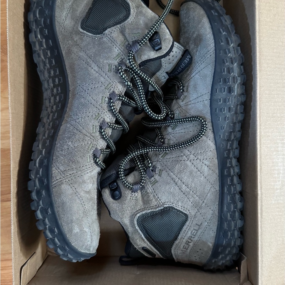 Merrell Wrapt Mid Waterproof (Barefoot Shoe) - 9.5 brown